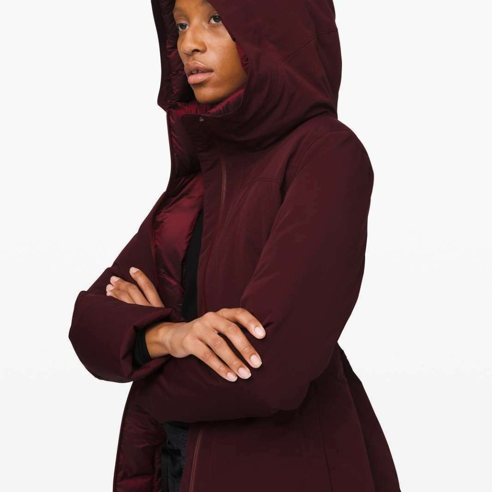 Lululemon Women’s Snow Winter Warrior Parka Coat J - Picture 3 of 7